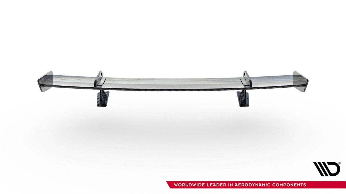 Carbon Heckspoiler Heckflügel mit Schwan Halterung passend für Audi A5 / A5 S-Line / S5 / RS5 Coupe F5 / F5 FL