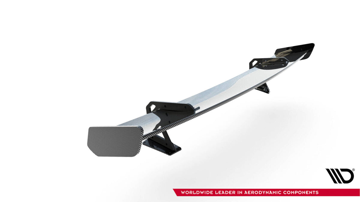 Carbon Heckspoiler Heckflügel mit Schwan Halterung passend für Audi A5 / A5 S-Line / S5 / RS5 Coupe F5 / F5 FL