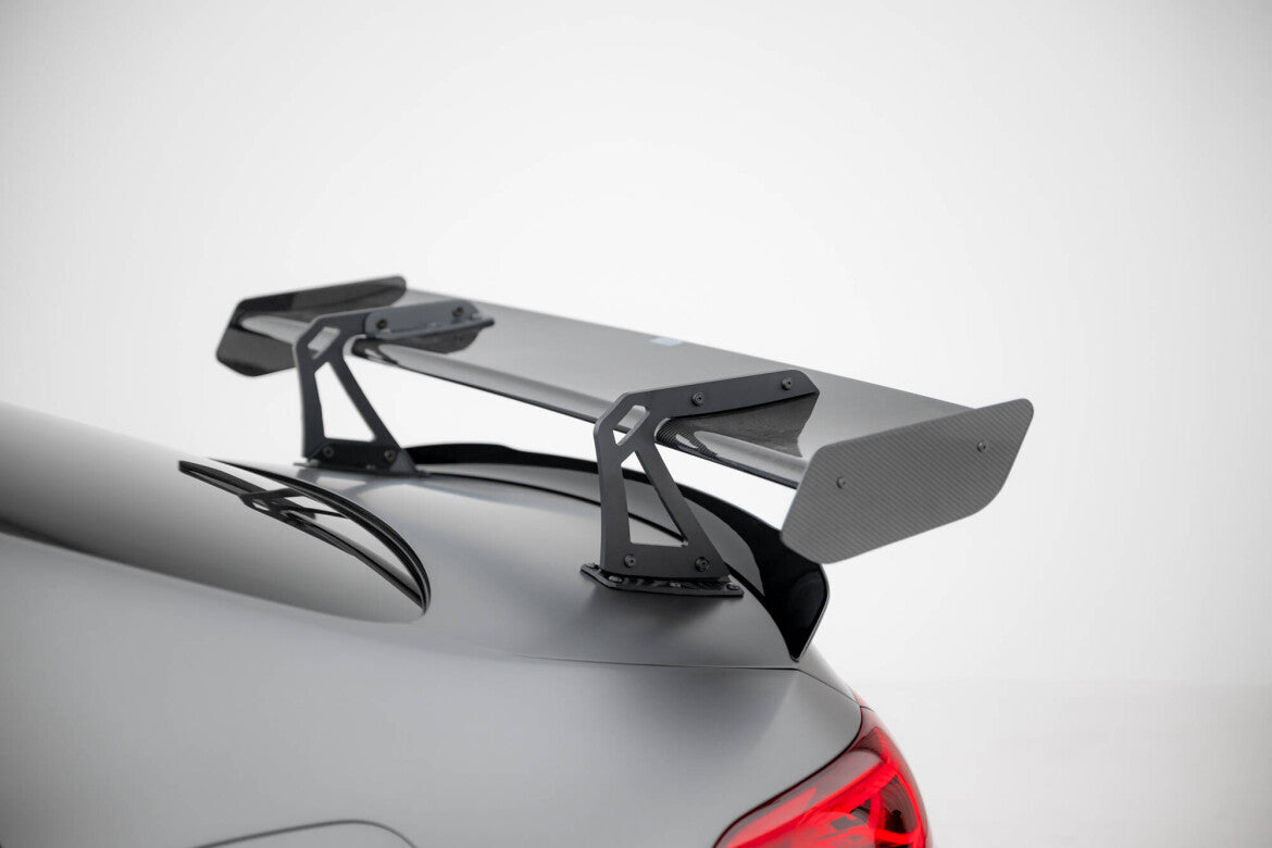 Carbon Heckspoiler Heckflügel mit Schwan Halterung passend für Mercedes CLA Coupe C118 / C118 FL