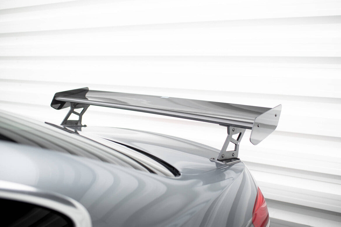 Carbon Heckspoiler Heckflügel Standfuß Außen + LED passend für BMW 3er / M3 Coupe E92