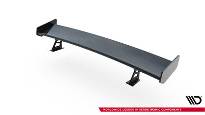 Carbon Heckspoiler Heckflügel Standfuß Außen + LED passend für BMW 3er / M3 Coupe E92