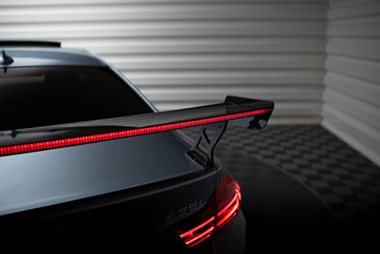 Carbon Heckspoiler Heckflügel Standfuß Außen + LED passend für BMW 4er F32 / 4 F32 M-Paket Coupe