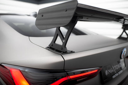 Carbon Heckspoiler Heckflügel Standfuß Außen + LED passend für BMW M4 G82 / G82 FL / M440i / 4 M-Paket G22 / G22 FL