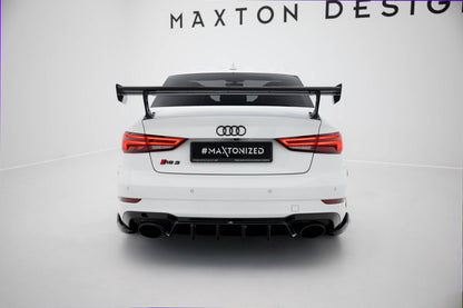 Carbon Heckspoiler Heckflügel Standfuß Außen passend für Audi A3 / A3 S-Line / S3 / RS3 Limousine 8V / 8V FL