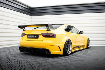 Carbon Heckspoiler Heckflügel Standfuß Außen passend für Audi A5 Coupe 8T