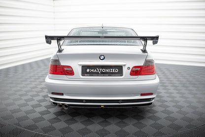 Carbon Heckspoiler Heckflügel Standfuß Außen passend für BMW 3er Coupe E46