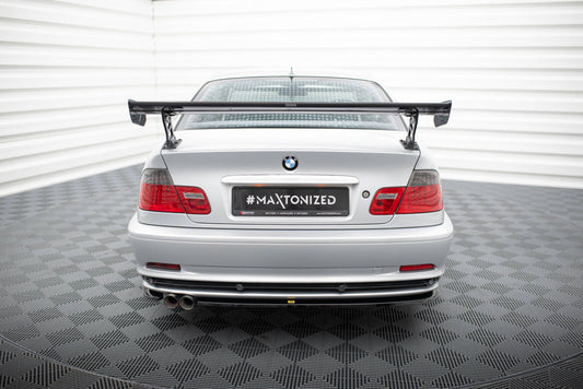 Carbon Heckspoiler Heckflügel Standfuß Außen passend für BMW 3er Coupe E46