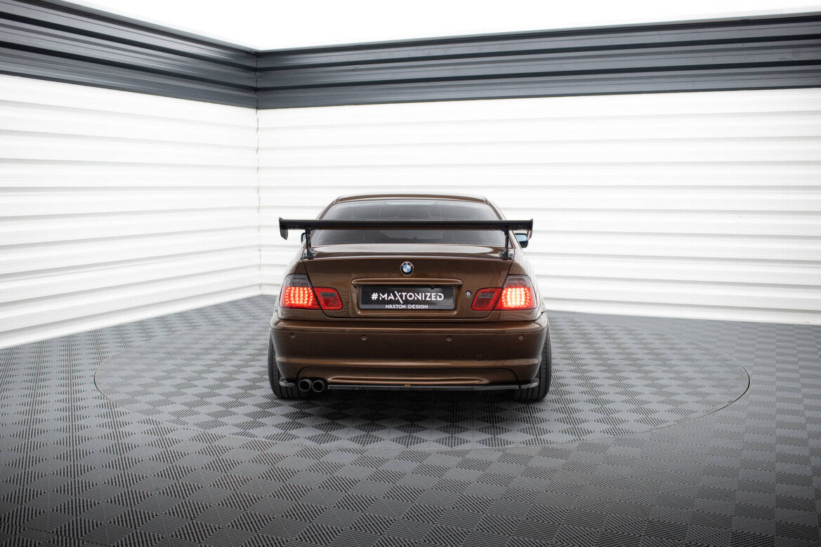 Carbon Heckspoiler Heckflügel Standfuß Außen passend für BMW 3er Coupe E46