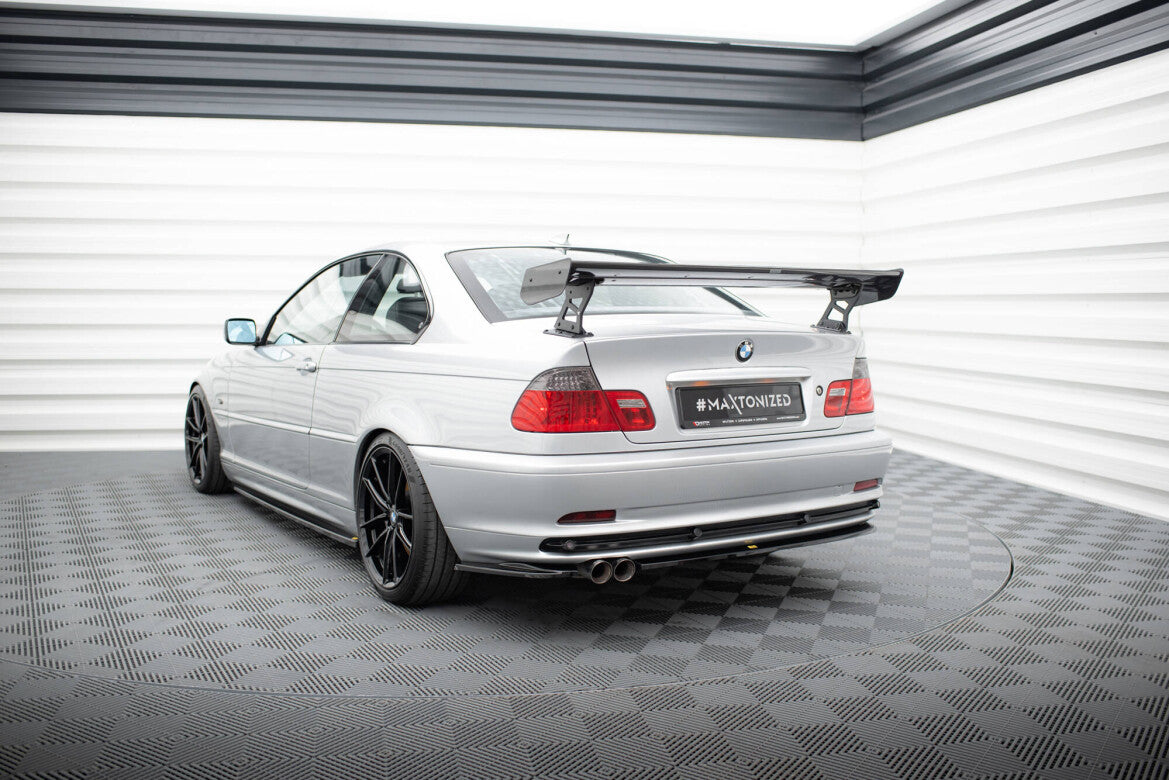Carbon Heckspoiler Heckflügel Standfuß Außen passend für BMW 3er Coupe E46