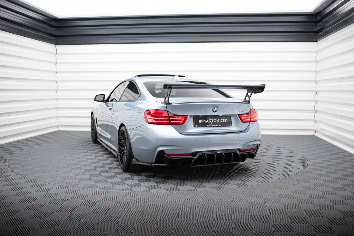 Carbon Heckspoiler Heckflügel Standfuß Außen passend für BMW 4er F32 / 4 F32 M-Paket Coupe