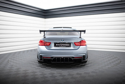 Carbon Heckspoiler Heckflügel Standfuß Außen passend für BMW 4er F32 / 4 F32 M-Paket Coupe