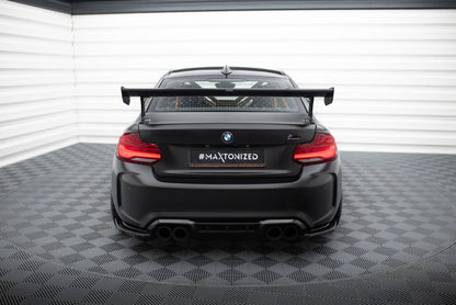 Carbon Heckspoiler Heckflügel Standfuß Außen passend für BMW M2 F87 / 2 / 2 M-Paket F22