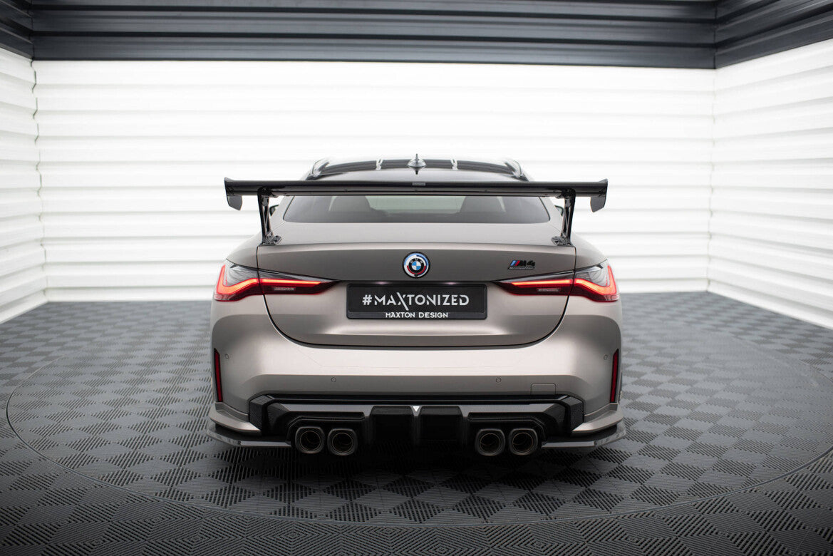 Carbon Heckspoiler Heckflügel Standfuß Außen passend für BMW M4 G82 / G82 FL / M440i / 4 M-Paket G22 / G22 FL