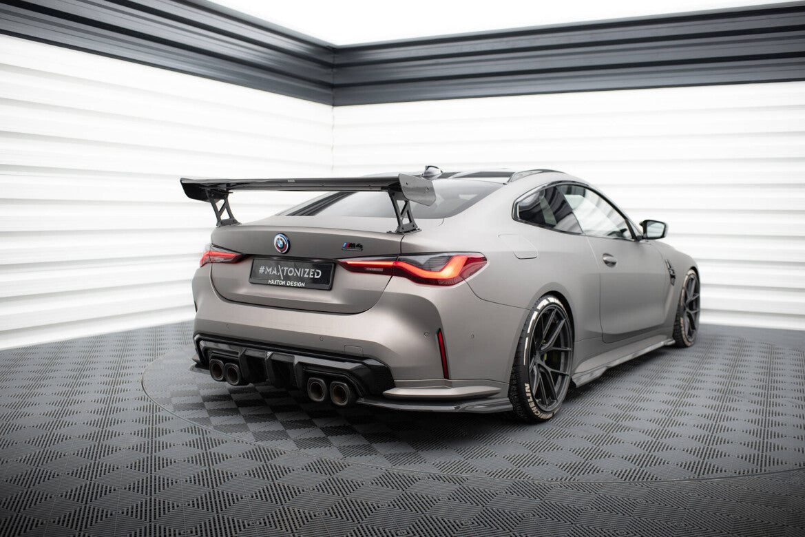 Carbon Heckspoiler Heckflügel Standfuß Außen passend für BMW M4 G82 / G82 FL / M440i / 4 M-Paket G22 / G22 FL