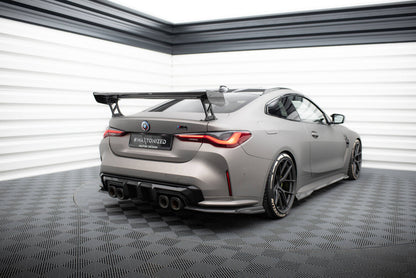 Carbon Heckspoiler Heckflügel Standfuß Außen passend für BMW M4 G82 / G82 FL / M440i / 4 M-Paket G22 / G22 FL