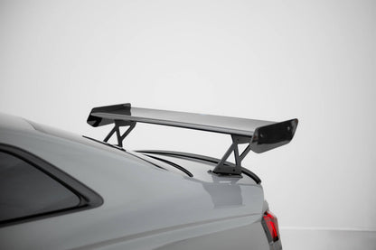Carbon Heckspoiler Heckflügel Standfuß Außen V.1 + LED passend für Audi A5 / A5 S-Line / S5 / RS5 Coupe F5 / F5 FL