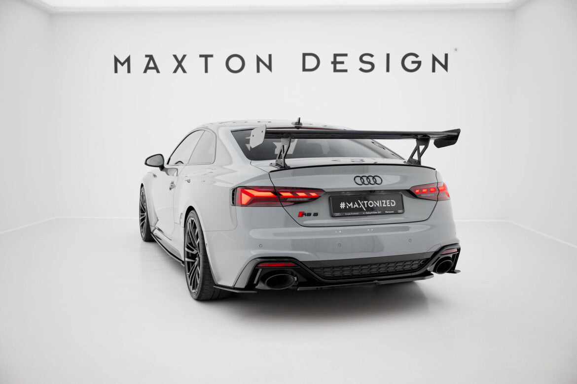 Carbon Heckspoiler Heckflügel Standfuß Außen V.1 passend für Audi A5 / A5 S-Line / S5 / RS5 Coupe F5 / F5 FL