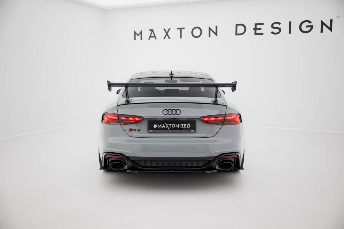 Carbon Heckspoiler Heckflügel Standfuß Außen V.1 passend für Audi A5 / A5 S-Line / S5 / RS5 Coupe F5 / F5 FL