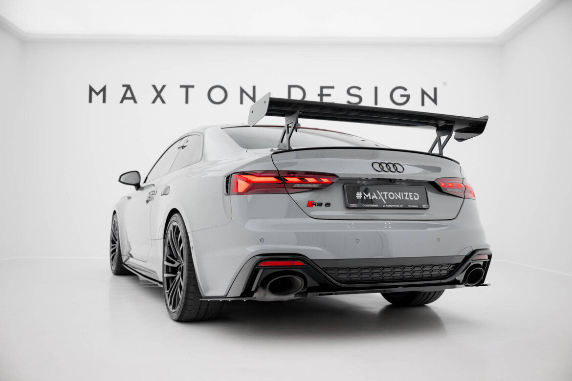 Carbon Heckspoiler Heckflügel Standfuß Außen V.1 passend für Audi A5 / A5 S-Line / S5 / RS5 Coupe F5 / F5 FL
