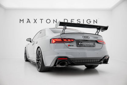 Carbon Heckspoiler Heckflügel Standfuß Außen V.1 passend für Audi A5 / A5 S-Line / S5 / RS5 Coupe F5 / F5 FL
