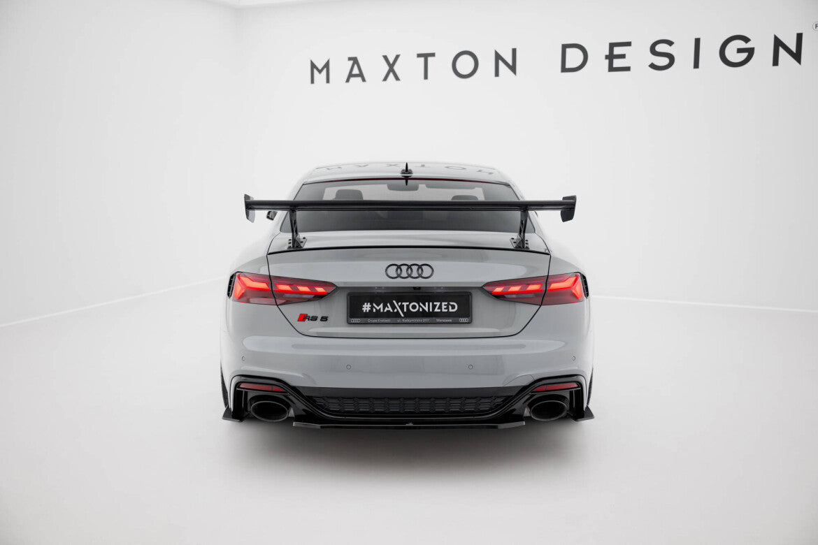 Carbon Heckspoiler Heckflügel Standfuß Außen V.2 passend für Audi A5 / A5 S-Line / S5 / RS5 Coupe F5 / F5 FL