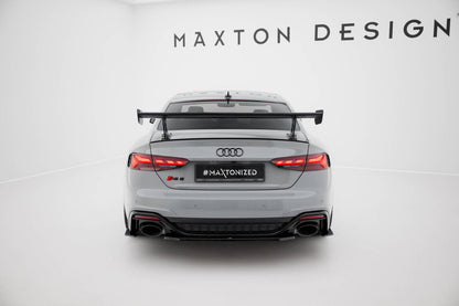Carbon Heckspoiler Heckflügel Standfuß Außen V.2 passend für Audi A5 / A5 S-Line / S5 / RS5 Coupe F5 / F5 FL