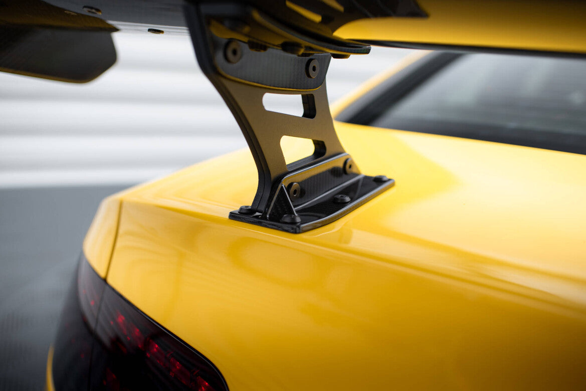 Carbon Heckspoiler Heckflügel Standfuß Innen + LED passend für Audi A5 Coupe 8T