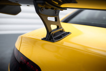 Carbon Heckspoiler Heckflügel Standfuß Innen + LED passend für Audi A5 Coupe 8T
