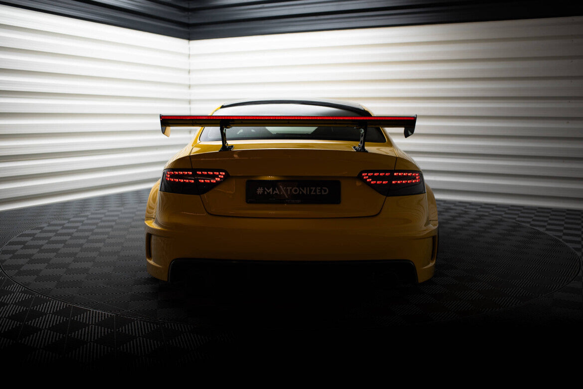 Carbon Heckspoiler Heckflügel Standfuß Innen + LED passend für Audi A5 Coupe 8T