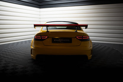 Carbon Heckspoiler Heckflügel Standfuß Innen + LED passend für Audi A5 Coupe 8T