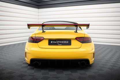 Carbon Heckspoiler Heckflügel Standfuß Innen + LED passend für Audi A5 Coupe 8T