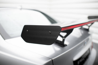 Carbon Heckspoiler Heckflügel Standfuß Innen + LED passend für BMW 3er Coupe E46