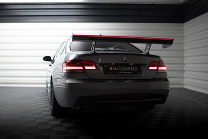 Carbon Heckspoiler Heckflügel Standfuß Innen + LED passend für BMW 3er / M3 Coupe E92