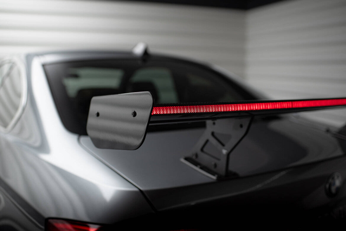 Carbon Heckspoiler Heckflügel Standfuß Innen + LED passend für BMW 3er / M3 Coupe E92