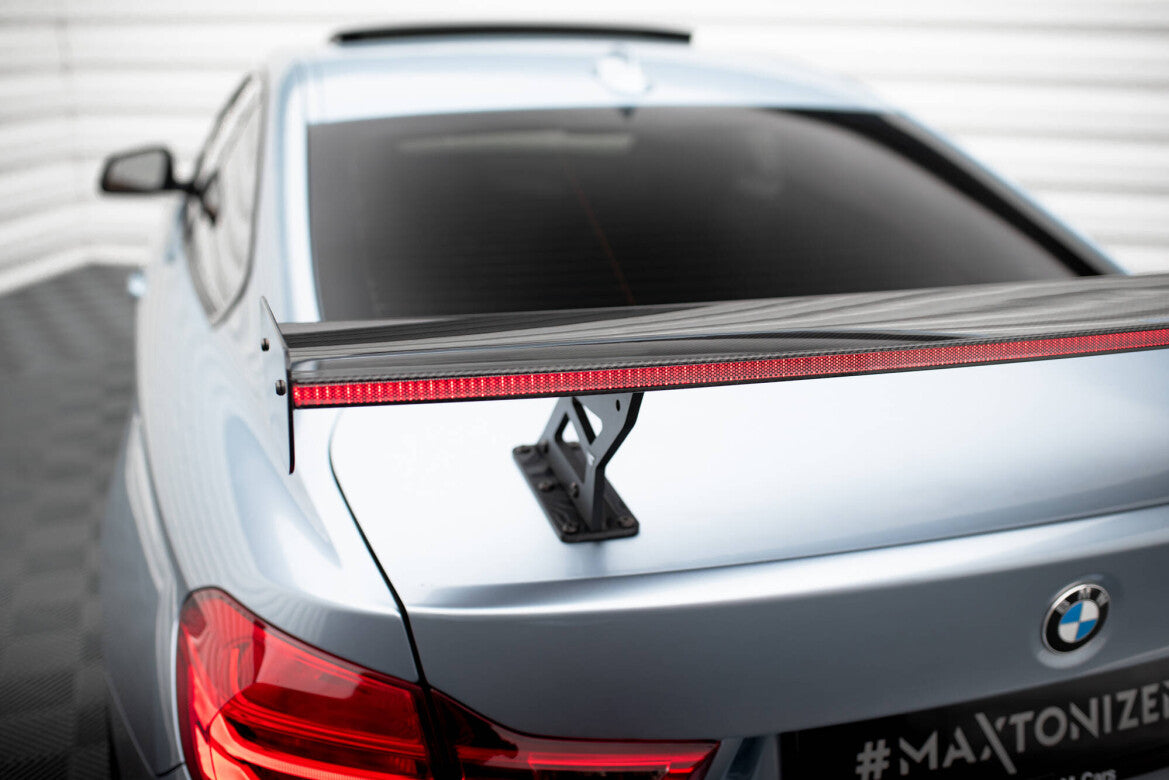 Carbon Heckspoiler Heckflügel Standfuß Innen + LED passend für BMW 4er F32 / 4 F32 M-Paket Coupe