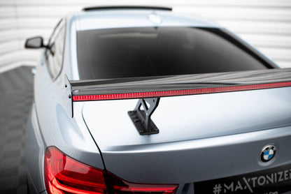 Carbon Heckspoiler Heckflügel Standfuß Innen + LED passend für BMW 4er F32 / 4 F32 M-Paket Coupe