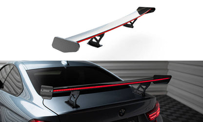 Carbon Heckspoiler Heckflügel Standfuß Innen + LED passend für BMW 4er F32 / 4 F32 M-Paket Coupe