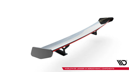Carbon Heckspoiler Heckflügel Standfuß Innen + LED passend für BMW 5er / M5 Limousine G30 / F90
