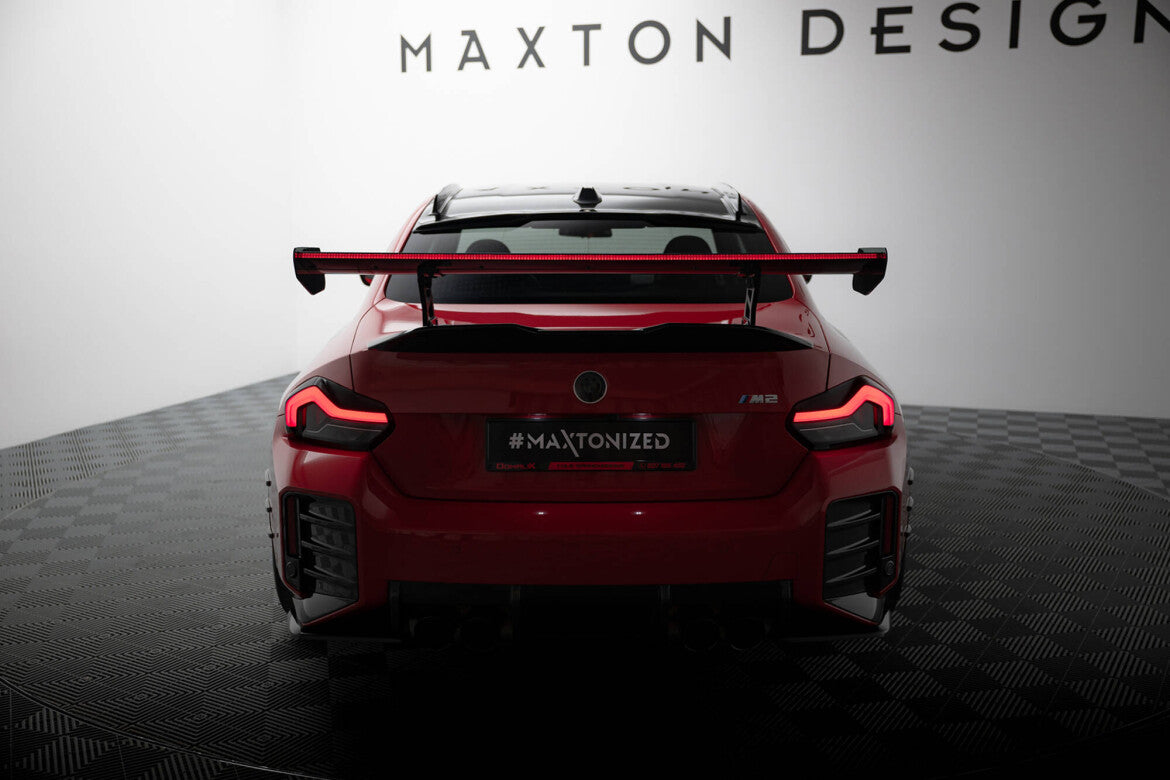 Carbon Heckspoiler Heckflügel Standfuß Innen + LED passend für BMW M2 G87