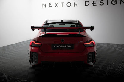 Carbon Heckspoiler Heckflügel Standfuß Innen + LED passend für BMW M2 G87