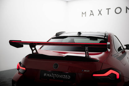 Carbon Heckspoiler Heckflügel Standfuß Innen + LED passend für BMW M2 G87