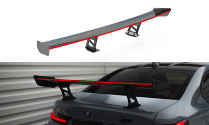 Carbon Heckspoiler Heckflügel Standfuß Innen + LED passend für BMW M3 G80 / M340i G20 / 3 M-Paket G20 / 3 Standard G20