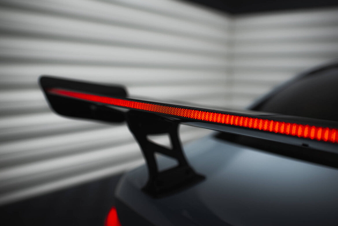 Carbon Heckspoiler Heckflügel Standfuß Innen + LED passend für BMW M3 G80 / M340i G20 / 3 M-Paket G20 / 3 Standard G20