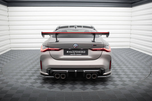 Carbon Heckspoiler Heckflügel Standfuß Innen + LED passend für BMW M4 G82 / G82 FL / M440i / 4 M-Paket G22 / G22 FL
