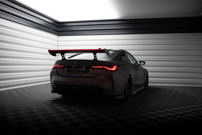 Carbon Heckspoiler Heckflügel Standfuß Innen + LED passend für BMW M4 G82 / G82 FL / M440i / 4 M-Paket G22 / G22 FL
