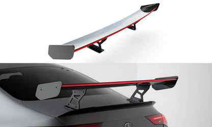 Carbon Heckspoiler Heckflügel Standfuß Innen + LED passend für Mercedes CLA Coupe C118 / C118 FL