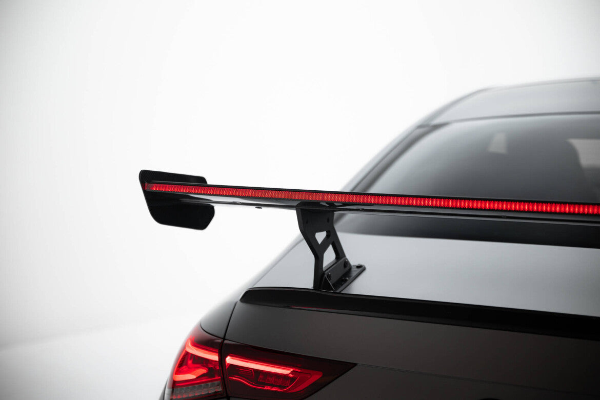 Carbon Heckspoiler Heckflügel Standfuß Innen + LED passend für Mercedes CLA Coupe C118 / C118 FL