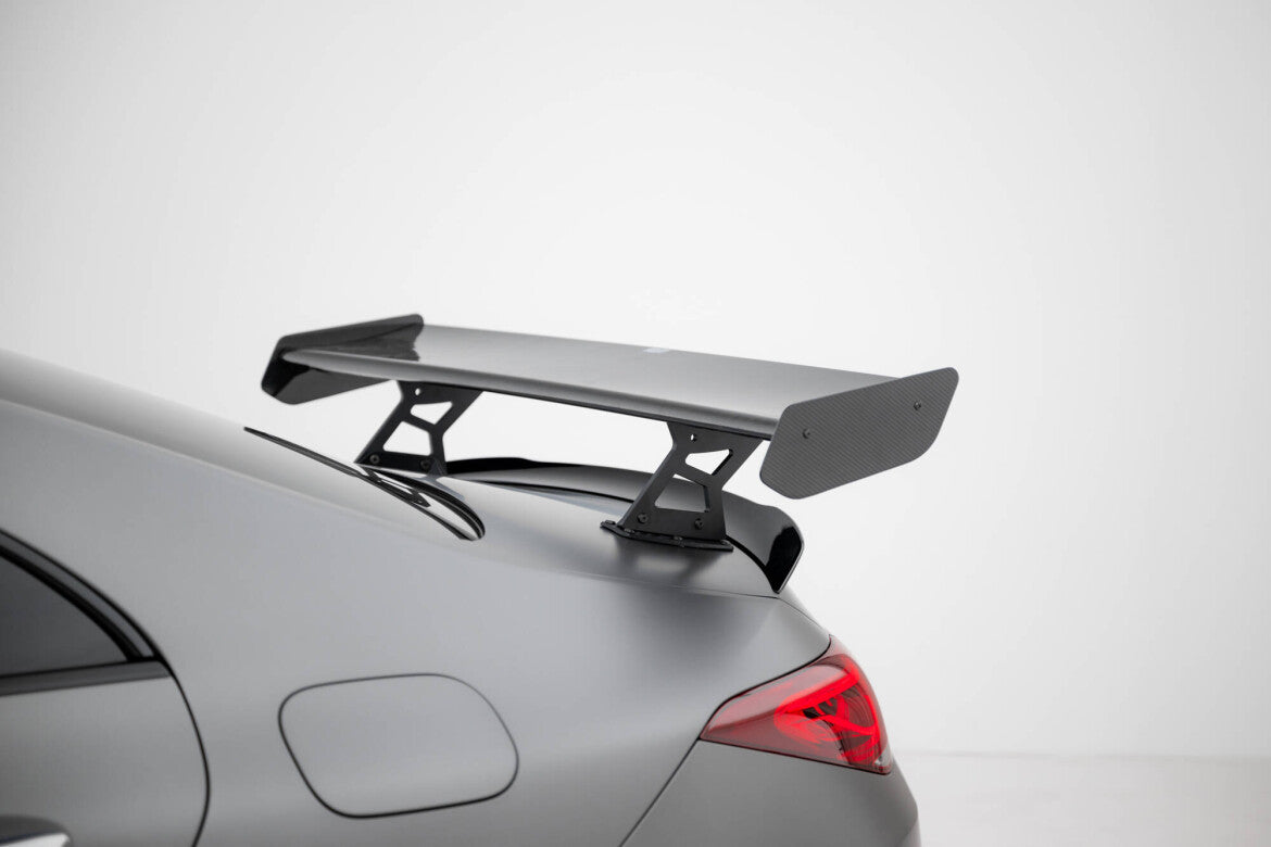 Carbon Heckspoiler Heckflügel Standfuß Innen + LED passend für Mercedes CLA Coupe C118 / C118 FL