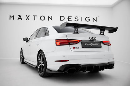 Carbon Heckspoiler Heckflügel Standfuß Innen passend für Audi A3 / A3 S-Line / S3 / RS3 Limousine 8V / 8V FL