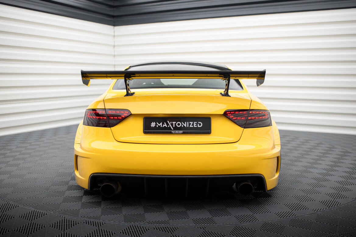 Carbon Heckspoiler Heckflügel Standfuß Innen passend für Audi A5 Coupe 8T
